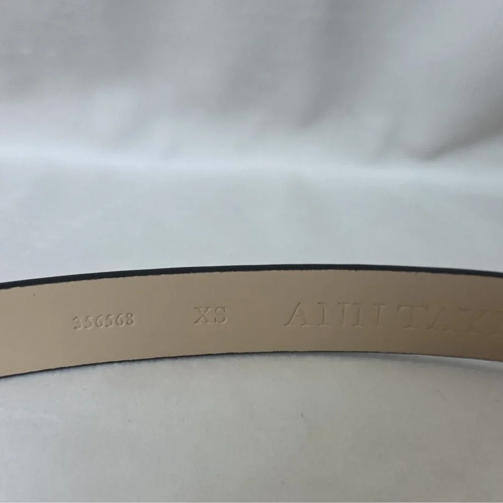 NWT Ann Taylor burgundy calf hair skinny belt. Rich oxblood color, gold buckle